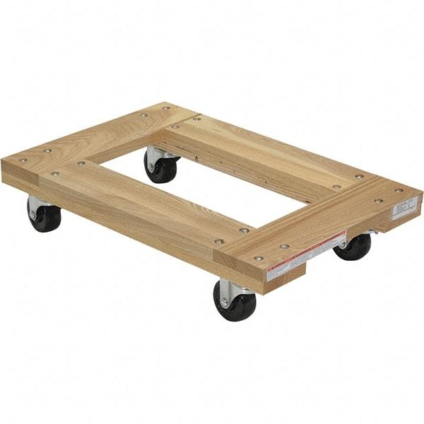 Vestil - 900 Lb Capacity Hardwood Dolly - 24" Long x 16" Wide - Apex Tool & Supply