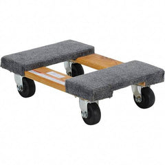 Vestil - 900 Lb Capacity Hardwood/Carpet Dolly - 18" Long x 12" Wide - Apex Tool & Supply
