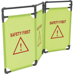 Vestil - Railing Barriers Type: Fabric Banner Length (Inch): 69 - Apex Tool & Supply