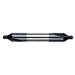 ‎#5 × 2-3/4″ OAL 60 Degree Carbide Combined Drill and Countersink AlTiN - Exact Industrial Supply