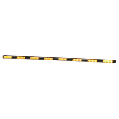Federal Signal Corp - Emergency Light Assemblies; Type: Stick ; Flash Rate: Single ; Mount: Surface ; Color: Black; Amber ; Power Source: 12 Volt DC ; Overall Height (Decimal Inch): 1.3000 - Exact Industrial Supply