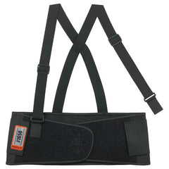 1650 XS Black Elastic Back Support Economy - Apex Tool & Supply