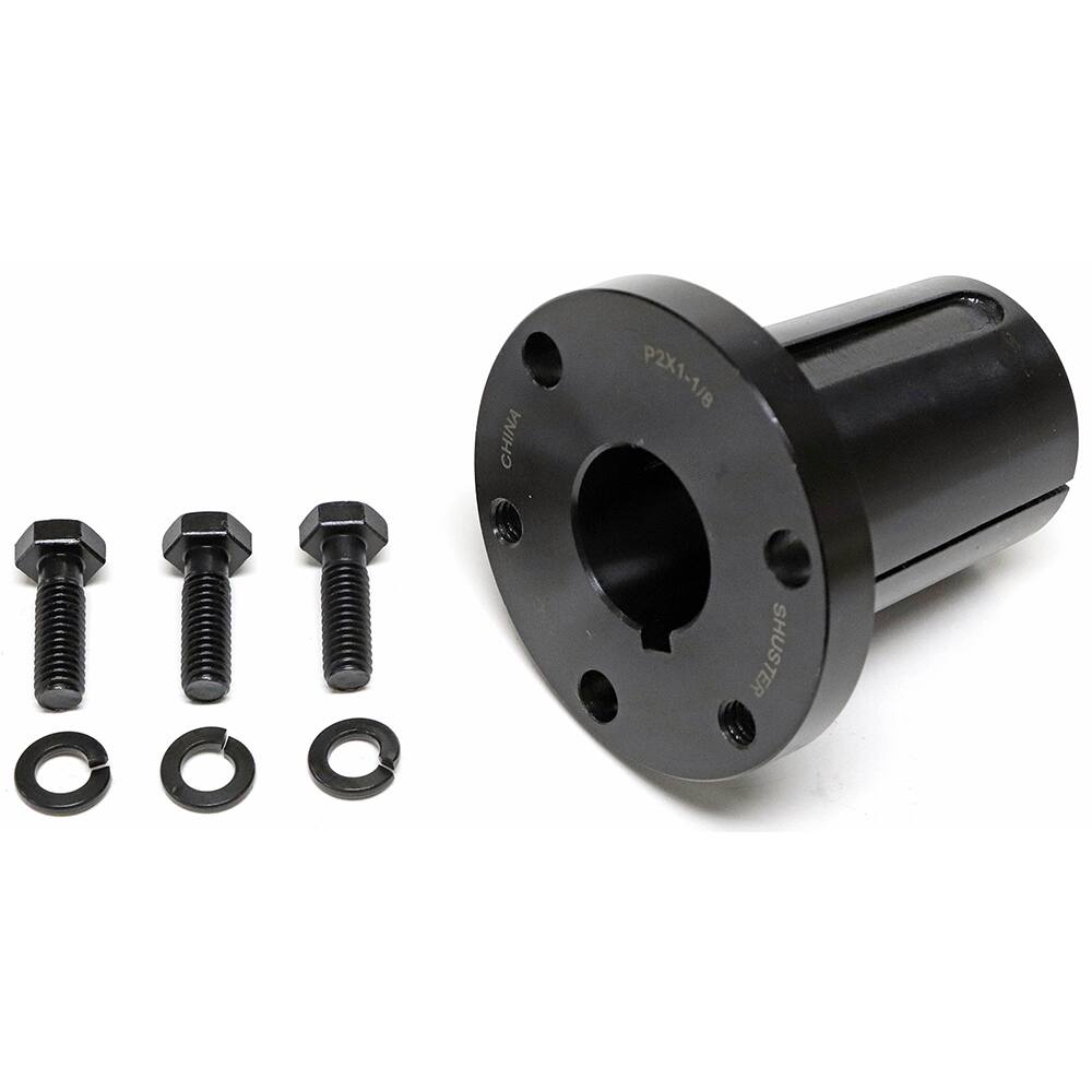 Shuster - 1-3/16" Bore, 1/4" Keyway Width x 1/8" Keyway Depth, Type P1 Sprocket Bushing - Exact Industrial Supply