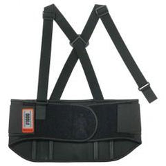 1600 XS BLK STD ELASTIC BACK SUPPORT - Apex Tool & Supply