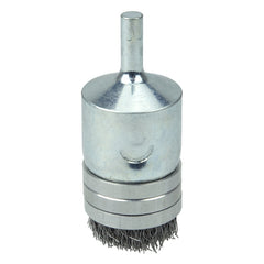 1″ Banded Crimped Wire End Brush, .0104″ Steel Fill - Apex Tool & Supply