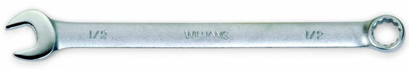 1-1/2" - Satin Chrome Combination Wrench - 12-Point - Apex Tool & Supply