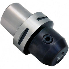 Techniks - C6 Taper Shank 1/2" Hole End Mill Holder/Adapter - 1-1/4" Nose Diam, 2.36" Projection - Exact Industrial Supply