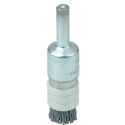 1/2″ Banded Nylox End Brush, .022/320SC Crimped Fill - Apex Tool & Supply