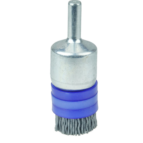 3/4″ Banded Nylox End Brush, .035/180SC Crimped Fill - Apex Tool & Supply