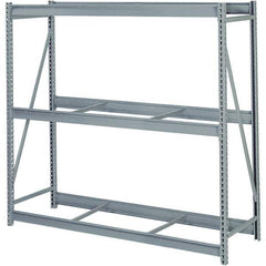 Lyon - 4 Shelf Starter No Deck Steel Shelving - 10,000 Lb Capacity, 96" Wide x 96" High x 36" Deep, Dove Gray - Apex Tool & Supply