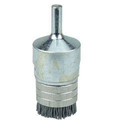 1″ Banded Nylox End Brush, .035/180SC Crimped Fill - Apex Tool & Supply