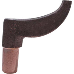 Tuffaloy - Spot Welder Tips For Use With: 5RW Electrode Holder Type: Misc Double Bend Tip Rectangular Nose - Apex Tool & Supply