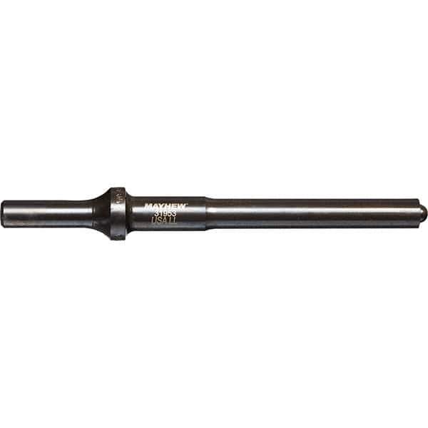 Mayhew - 7/16" Head Width, 6" OAL, Roll Pin Punch - Round Drive, Round Shank, Steel - Apex Tool & Supply