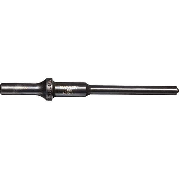 Mayhew - 5/16" Head Width, 6" OAL, Roll Pin Punch - Round Drive, Round Shank, Steel - Apex Tool & Supply