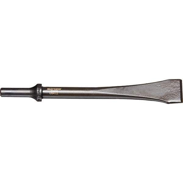 Mayhew - 1-1/8" Head Width, 8" OAL, Scraper Punch - Round Drive, Round Shank, Steel - Apex Tool & Supply