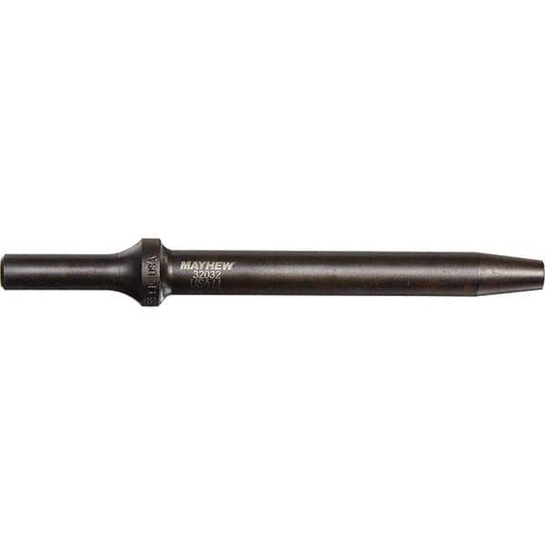 Mayhew - 5/32" Head Width, 6" OAL, Rivet Cutter Chisel - Round Drive, Round Shank, Steel - Apex Tool & Supply