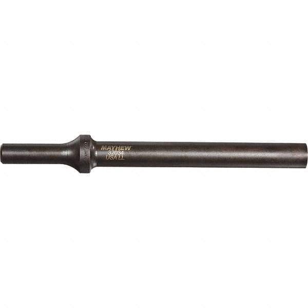 Mayhew - 1/4" Head Width, 6" OAL, Rivet Cutter Chisel - Round Drive, Round Shank, Steel - Apex Tool & Supply