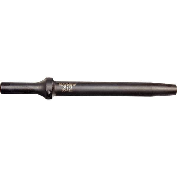 Mayhew - 6" OAL, Tapered Punch Chisel - Round Drive, Round Shank, Steel - Apex Tool & Supply