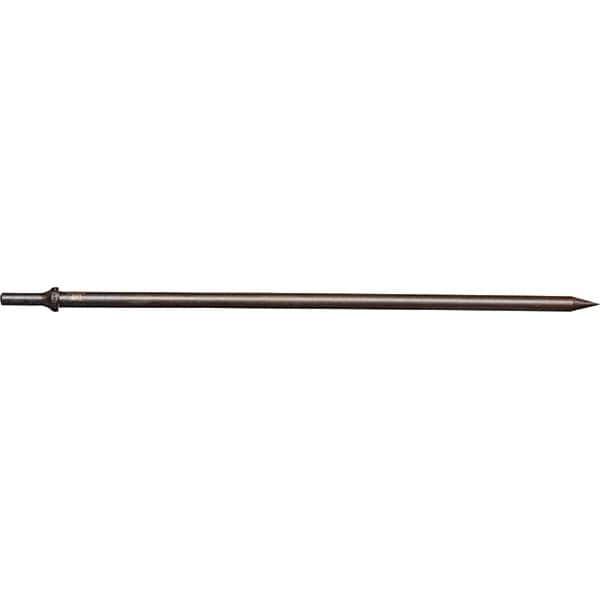 Mayhew - 18" OAL, Tapered Punch Chisel - Round Drive, Round Shank, Steel - Apex Tool & Supply