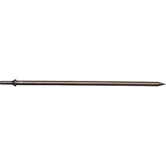 Mayhew - 18" OAL, Tapered Punch Chisel - Round Drive, Round Shank, Steel - Apex Tool & Supply