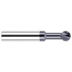 1/16″ Diam 270° Wrap Angle 0.053″ LOC 2-Flute AlTiN Finish Undercut End Mill 1/8″ Shank Diam, 1-1/2″ OAL, 0.031″ Radius, Solid Carbide