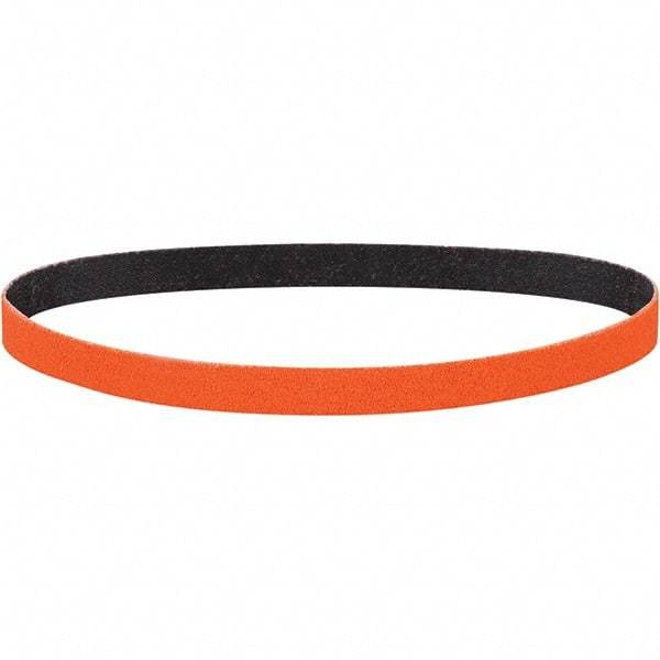 Dynabrade - 1" Wide x 18" OAL, 40 Grit, Ceramic Abrasive Belt - Ceramic, Coated, Y Weighted Cloth Backing, Wet/Dry - Apex Tool & Supply