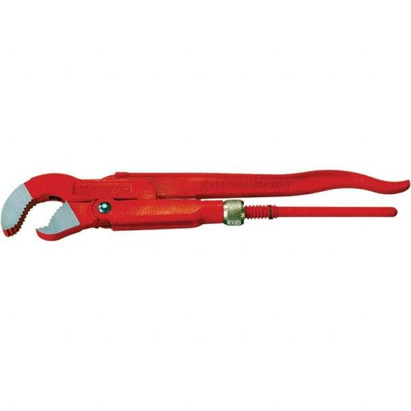 Rothenberger - Pipe Wrenches Type: Corner Pipe Wrench 45 Deg Maximum Pipe Capacity (Inch): 2 - Apex Tool & Supply