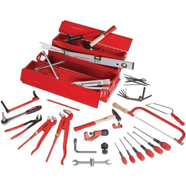 Rothenberger - Combination Hand Tool Sets Tool Type: Plumber's Tool Set Number of Pieces: 50 - Apex Tool & Supply
