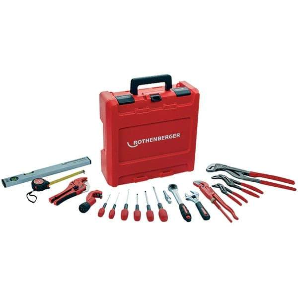 Rothenberger - Combination Hand Tool Sets Tool Type: Plumber's Tool Set Number of Pieces: 18 - Apex Tool & Supply