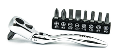 10 Piece - #11212 - Micro Flex Bit Driver Set - Apex Tool & Supply