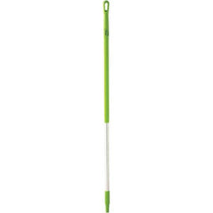 Vikan - 51 x 1-1/4" Aluminum Squeegee Handle - European Threaded Connection, Green - Apex Tool & Supply
