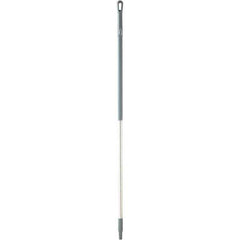 Vikan - 59 x 1-1/4" Aluminum Squeegee Handle - European Threaded Connection, Gray - Apex Tool & Supply