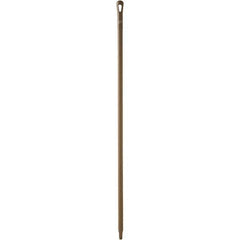 Vikan - 59 x 1-1/4" Polypropylene Squeegee Handle - European Threaded Connection, Brown - Apex Tool & Supply