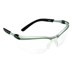 ‎3M BX Reader Protective Eyewear 11375-00000-20 Clear Lens Silver Frame +2.0 Diopter - Apex Tool & Supply