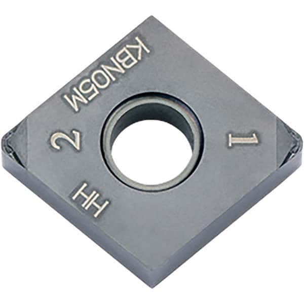 Kyocera - CNGM432 ME-HH Grade KBN05M CBN Turning Insert - Apex Tool & Supply