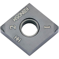 Kyocera - CNGM432 ME-HH Grade KBN05M CBN Turning Insert - Apex Tool & Supply