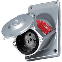 Hubbell Wiring Device-Kellems - 125V 20A NEMA 5-20R Industrial Grade Metallic Straight Blade Single Receptacle - Apex Tool & Supply