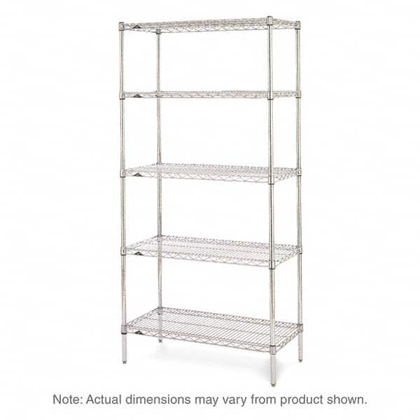 Metro - 2,000 Lb Capacity 5 Shelf Wire Shelving - Starter Unit - Apex Tool & Supply