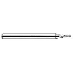 ‎0.01″ × 1-1/2″ OAL 140 Degree Carbide Spotting Drill Uncoated - Exact Industrial Supply
