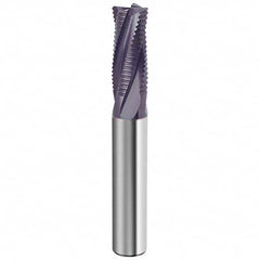Guhring - Roughing & Finishing End Mills Mill Diameter (Inch): 1/4 End Type: Corner Chamfer - Apex Tool & Supply