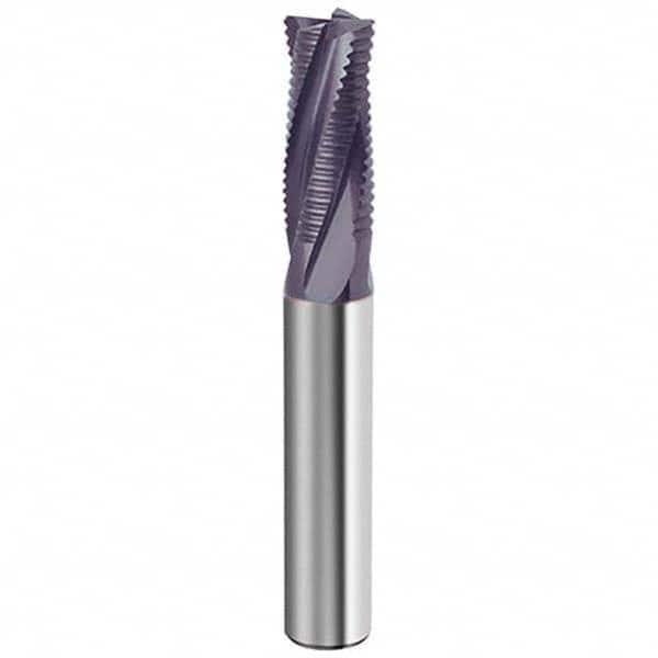 Guhring - Roughing & Finishing End Mills Mill Diameter (Inch): 1/2 End Type: Corner Chamfer - Apex Tool & Supply