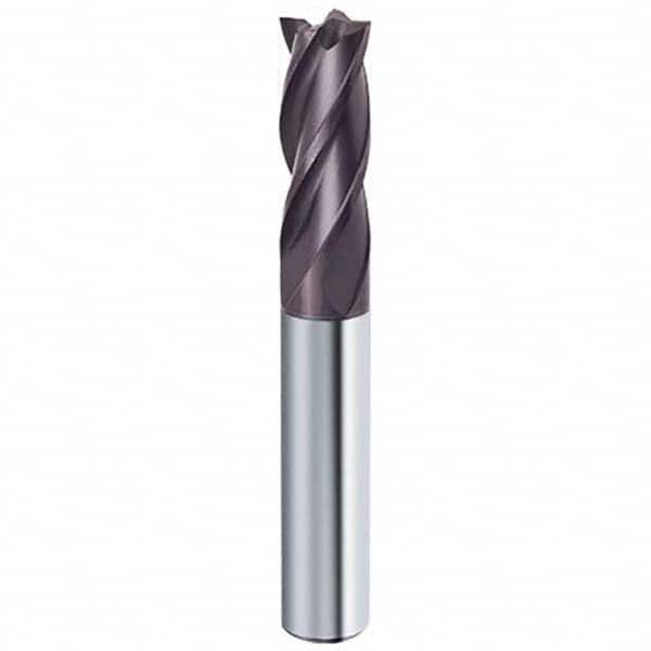 Guhring - 1", 1-1/2" LOC, 1" Shank Diam, 4" OAL, 4 Flute Solid Carbide Square End Mill - Apex Tool & Supply