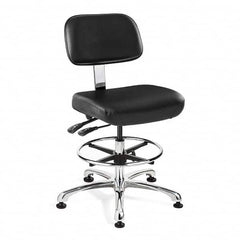 Bevco - 21-1/2 to 31-1/2" High Clean Room Swivel Chair - Apex Tool & Supply
