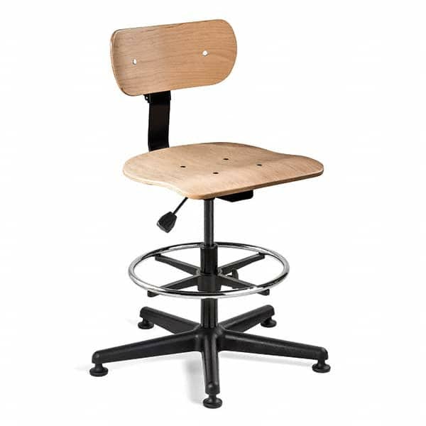 Bevco - 21 to 31" High Adjustable Height Swivel Stool - Apex Tool & Supply