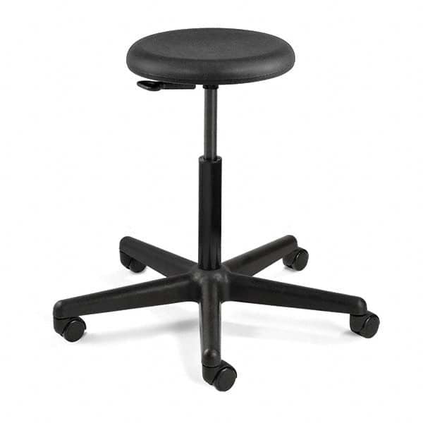 Bevco - Swivel & Adjustable Stools Type: Adjustable Backless Stool Base Type: Nylon - Apex Tool & Supply