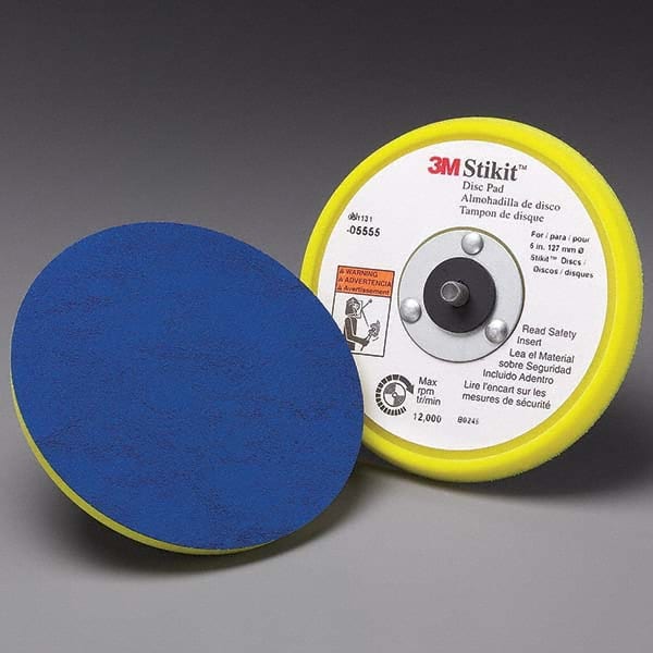 3M - Disc Backing Pads Backing Pad Type: Disc Pad Pad Diameter (Inch): 5 - Apex Tool & Supply