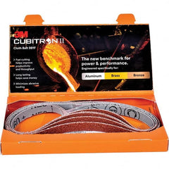 3M - Abrasive Belts Abrasive Type: Coated Belt Width (Inch): 1/2 - Apex Tool & Supply