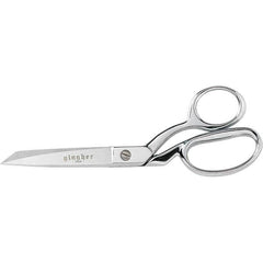 Gingher - Scissors & Shears Blade Material: Forged Steel; Double-Plated Chrome-Over-Nickel Finish Applications: Sewing; Fabric - Apex Tool & Supply