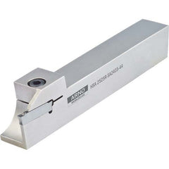 Arno - 0.63" Max Depth, 0.079 to 1.26" Width, External Left Hand Indexable Grooving/Cutoff Toolholder - Apex Tool & Supply