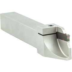 Arno - 0.512" Max Depth, 0.079 to 1.024" Width, External Right Hand Indexable Grooving/Cutoff Toolholder - Apex Tool & Supply